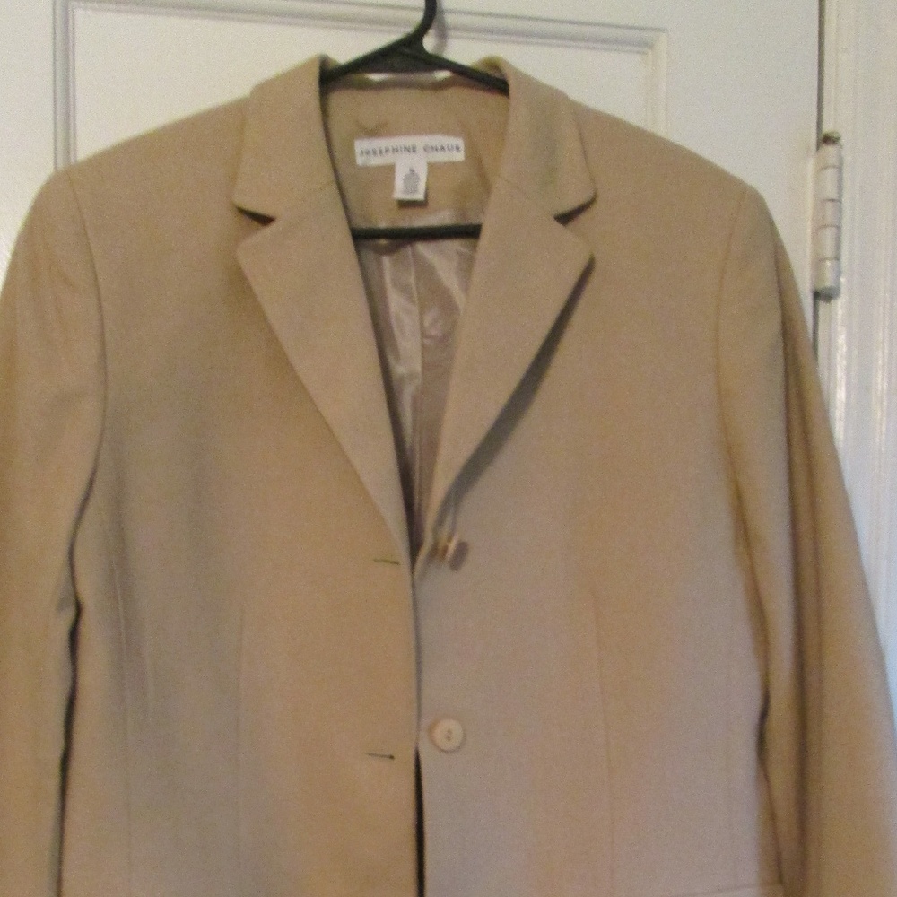 Tan wool blazer